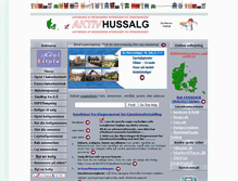 Tablet Screenshot of aktivhussalg.dk